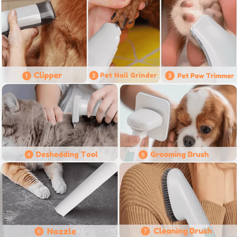 PurrParadise™ PawPerfect 7-in-1 Grooming Kit