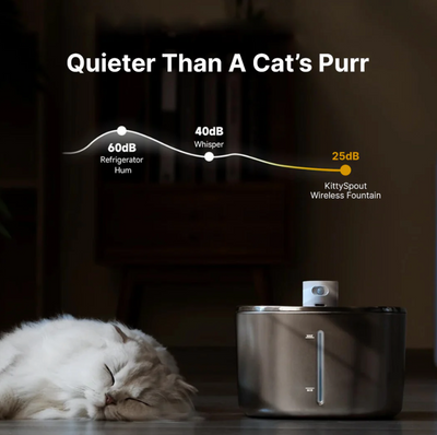 PurrParadise™ PawRefresh Wireless Fountain